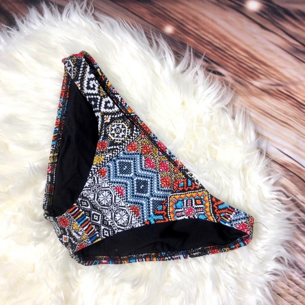 Geometric Bikini Bottoms Swimsuit